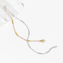 Load image into Gallery viewer, 18K Gold PVD Stainless Steel Satellite Bar Chain Bracelet
