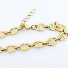 Load image into Gallery viewer, 18K Gold PVD Stainless Steel Thick Oval Chain Bracelet