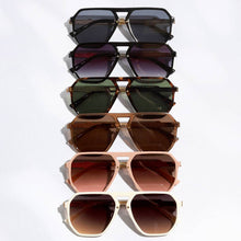 Load image into Gallery viewer, Geometric Shape Thin Frame Designed Sunglasses