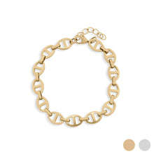 Load image into Gallery viewer, 18K Gold PVD Stainless Steel Thick Oval Chain Bracelet