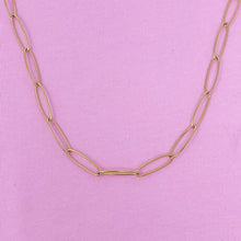Load image into Gallery viewer, Charming Paper Clip Chain Necklace