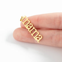 Load image into Gallery viewer, 18K Gold PVD Stainless Steel Mama Charm