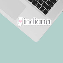Load image into Gallery viewer, Indiana Heart Sticker - Cute Midwest Decals