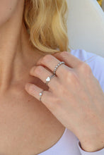 Load image into Gallery viewer, 18K Gold Birthstone Stacking Ring