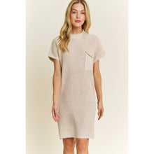 Load image into Gallery viewer, CLASSIC DROP SHOULDER SWEATER KNIT MINI DRESS