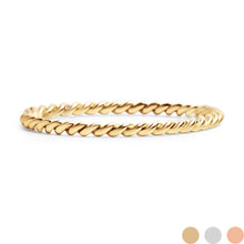 Load image into Gallery viewer, Stainless Steel Braided Stacking Ring - Hypoallergenic