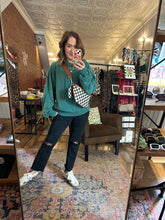 Load image into Gallery viewer, HIGH RISE CROP SLIM STRAIGHT JEANS