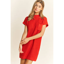 Load image into Gallery viewer, CLASSIC DROP SHOULDER SWEATER KNIT MINI DRESS