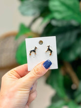 Load image into Gallery viewer, Doberman Signature Enamel Stud Earrings
