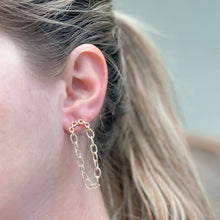 Load image into Gallery viewer, Chain Link Drop Dangle Earrings