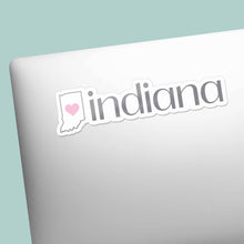 Load image into Gallery viewer, Indiana Heart Sticker - Cute Midwest Decals