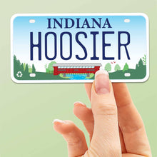 Load image into Gallery viewer, Hoosier Indiana License Plate Sticker