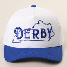 Load image into Gallery viewer, DERBY 3D Embroidered Two-Tone Trucker Hat