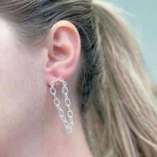 Load image into Gallery viewer, Chain Link Drop Dangle Earrings