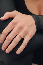 Load image into Gallery viewer, 18k Gold Initial Letter Stacking Rings