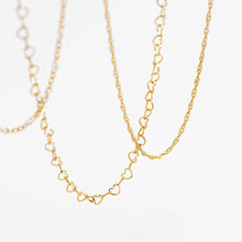 Load image into Gallery viewer, 18K Gold PVD Stainless Steel Singapore Chain Necklace