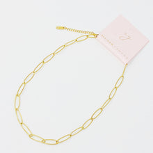 Load image into Gallery viewer, Charming Paper Clip Chain Necklace