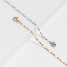 Load image into Gallery viewer, 18K Gold PVD Stainless Steel White Confetti Chain Bracelet