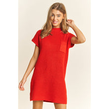 Load image into Gallery viewer, CLASSIC DROP SHOULDER SWEATER KNIT MINI DRESS