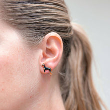 Load image into Gallery viewer, Doberman Signature Enamel Stud Earrings