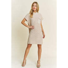 Load image into Gallery viewer, CLASSIC DROP SHOULDER SWEATER KNIT MINI DRESS