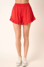 Load image into Gallery viewer, RUFFLE DETAIL SHORTS
