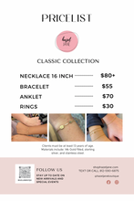 Load image into Gallery viewer, Permanent jewelry
