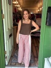 Load image into Gallery viewer, Candy stripe eyelet pants

