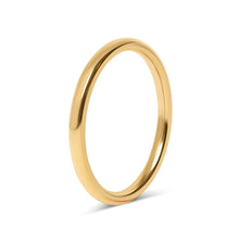 Load image into Gallery viewer, Stainless Steel Blank Gold Ring
