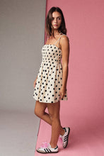 Load image into Gallery viewer, Polka Dot Smocked Mini Dress
