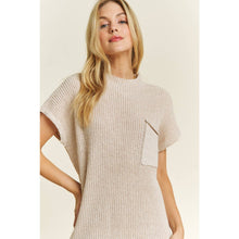 Load image into Gallery viewer, CLASSIC DROP SHOULDER SWEATER KNIT MINI DRESS
