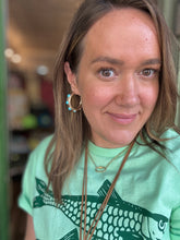 Load image into Gallery viewer, Green fish tee
