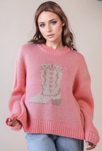 Load image into Gallery viewer, Howdy boot sweater
