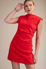 Load image into Gallery viewer, Shoulder Pads Mini Dress
