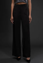 Load image into Gallery viewer, Black satin pants
