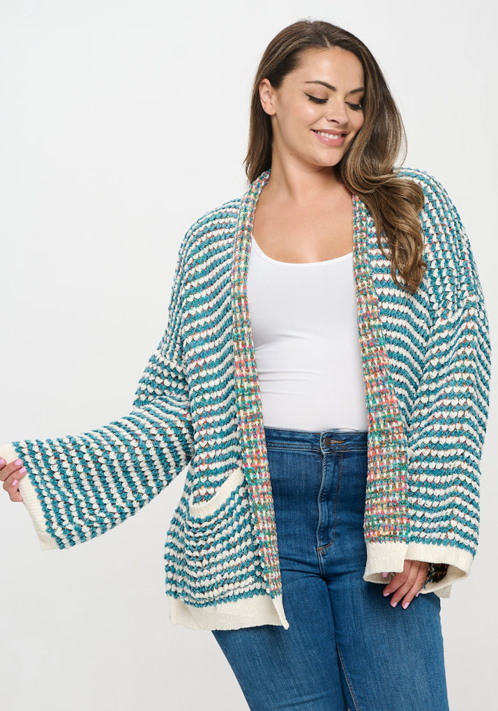 Plus cozy cardigan