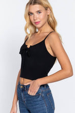 Load image into Gallery viewer, Sweetheart Neck Heavy Rib Knit Cami Top
