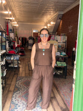 Load image into Gallery viewer, TEXTURED HIGH ELASTIC WAIST LOUNGE PANTS
