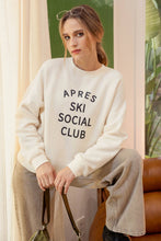 Load image into Gallery viewer, SOCIAL CLUB PRINT LONG SLEEVE KNIT TOP
