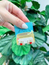 Load image into Gallery viewer, Pearl 'Cat Mom' Stud Earrings
