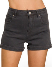 Load image into Gallery viewer, Cuffed Denim Shorts
