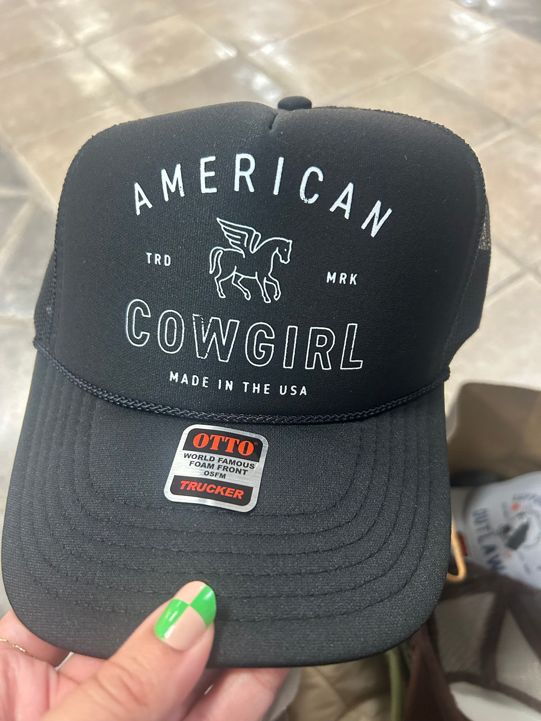 Cowgirl trucker