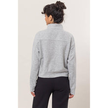 Load image into Gallery viewer, Half Zip Sweatshirt With Front Pockets
