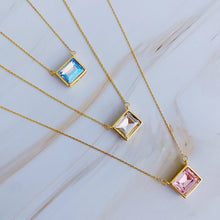 Load image into Gallery viewer, Sweet Square Pendant Necklace
