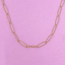 Load image into Gallery viewer, Charming Paper Clip Chain Necklace
