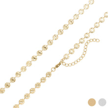 Load image into Gallery viewer, 18K Gold PVD Stainless Steel Sunburst Chain Necklace
