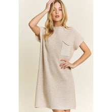 Load image into Gallery viewer, CLASSIC DROP SHOULDER SWEATER KNIT MINI DRESS

