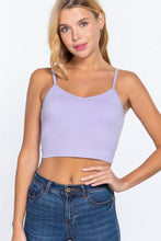 Load image into Gallery viewer, V-neck W/removable Bra Cup Cotton Spandex Cami
