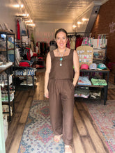 Load image into Gallery viewer, TEXTURED HIGH ELASTIC WAIST LOUNGE PANTS
