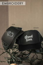 Load image into Gallery viewer, Embroidery Kids or Adults Halloween Ghost Trucker Hat
